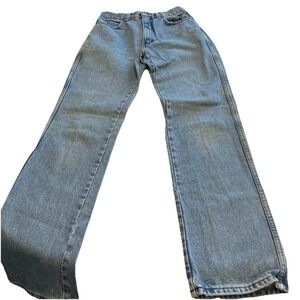 Harley Davidson Women's High Rise Blue Jeans. Boot Cut Denim Jeans Size‎ 4L